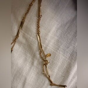 Avon Gold Bar Link Necklace